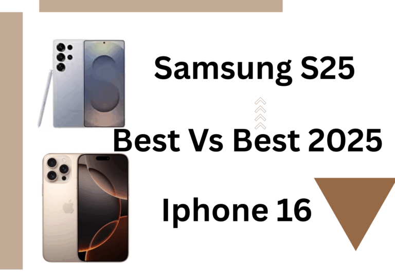 Samsung Galaxy S25 and iPhone 16 side-by-side comparison for 2025 smartphone showdown